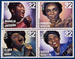 US POSTAL SERVICE SPECIAL ISSUE STAMPS COMMEMORATING THE GOSPEL MUSIC HALL OF FAME