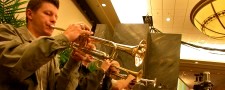 TRUMPET SECTION DURING REHEARSALS...