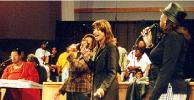 TWINKIE REHEARSES WITH HER SISTERS, JACKIE, DORINDA & KAREN...